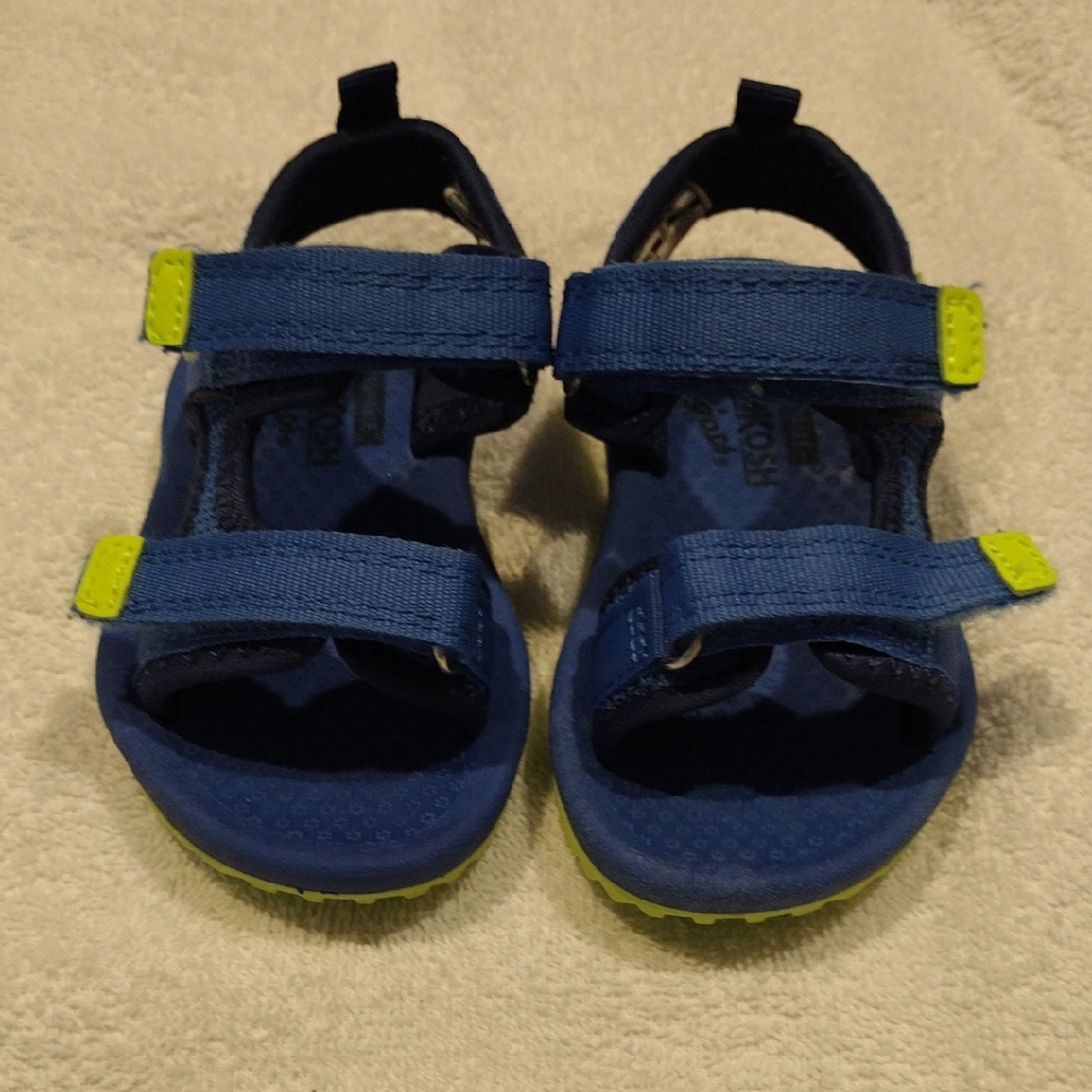 Kids Blue and Green Sandals